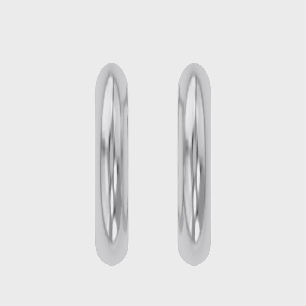 Gold Small Huggie Hoop Earrings