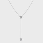 1.20 Carat Lozenge and Calf Cut Lab Grown Diamond Collar Necklace Jewelry