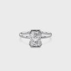 2.00 Carat Radiant Cut Lab Grown Diamond Solitaire Engagement Ring